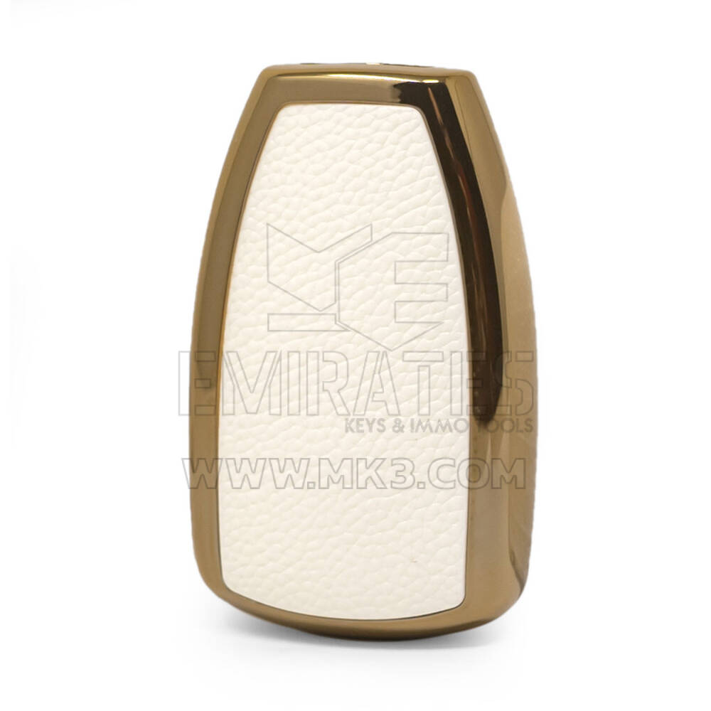 Custodia in pelle Nano Gold Chiave remota BAIC 4B Bianca BQ-A13J | MK3