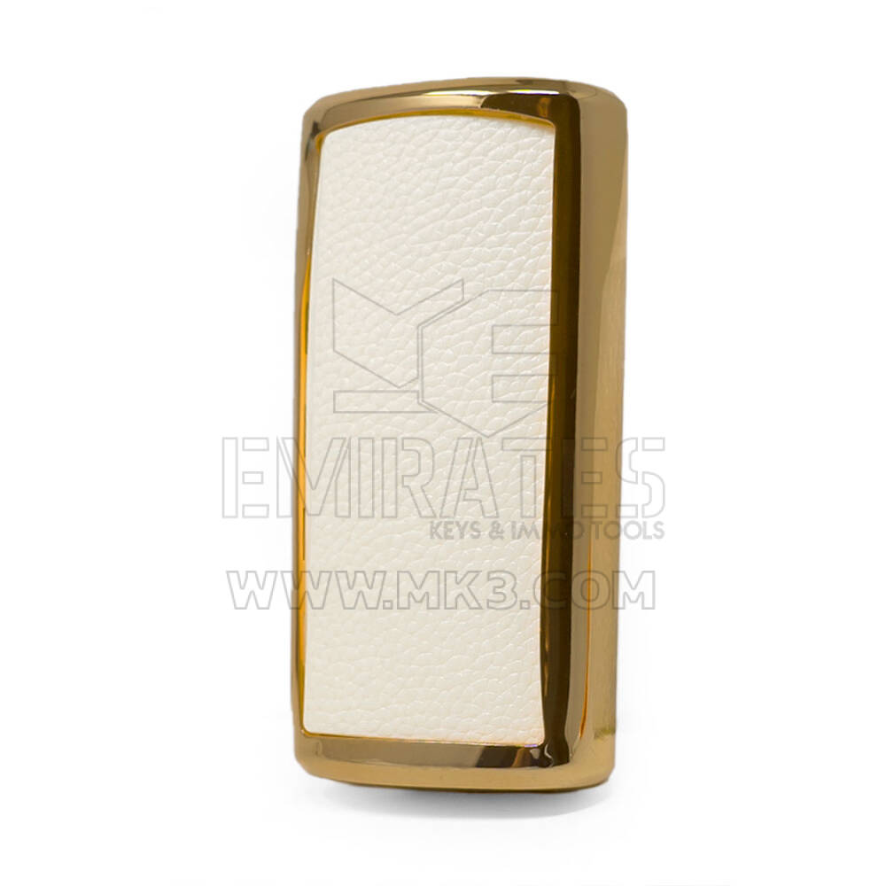 Funda de cuero Nano Gold para Trumpchi Key 5B Blanco CQ-A13J | MK3