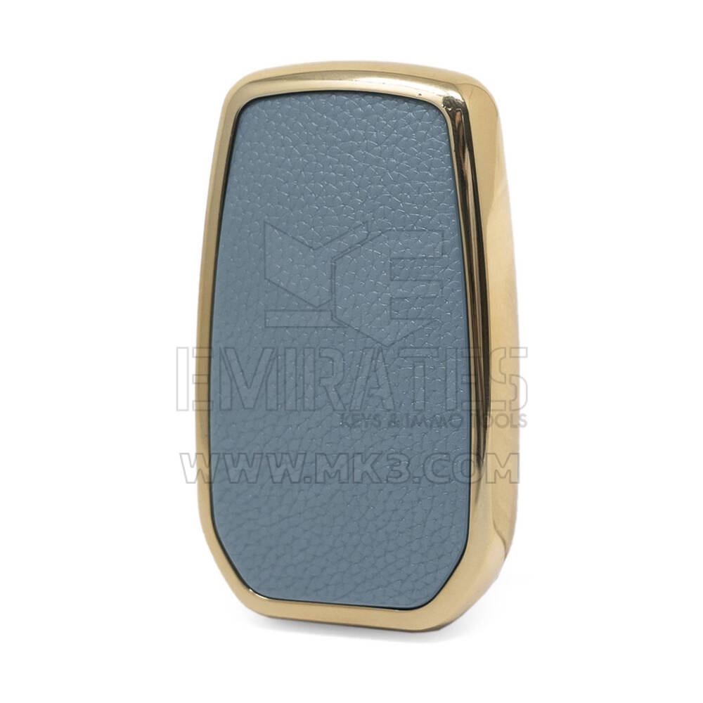 Cover in pelle Nano Gold per Toyota Key 2B Grigia TYT-A13J2 | MK3