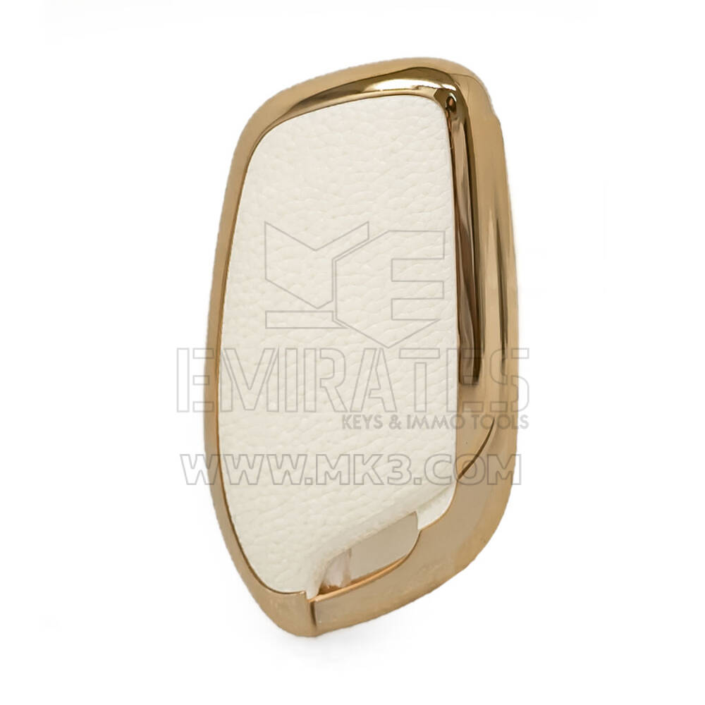 Nano Gold Leather Cover Roewe Remote Key 3B White RW-B13J | MK3
