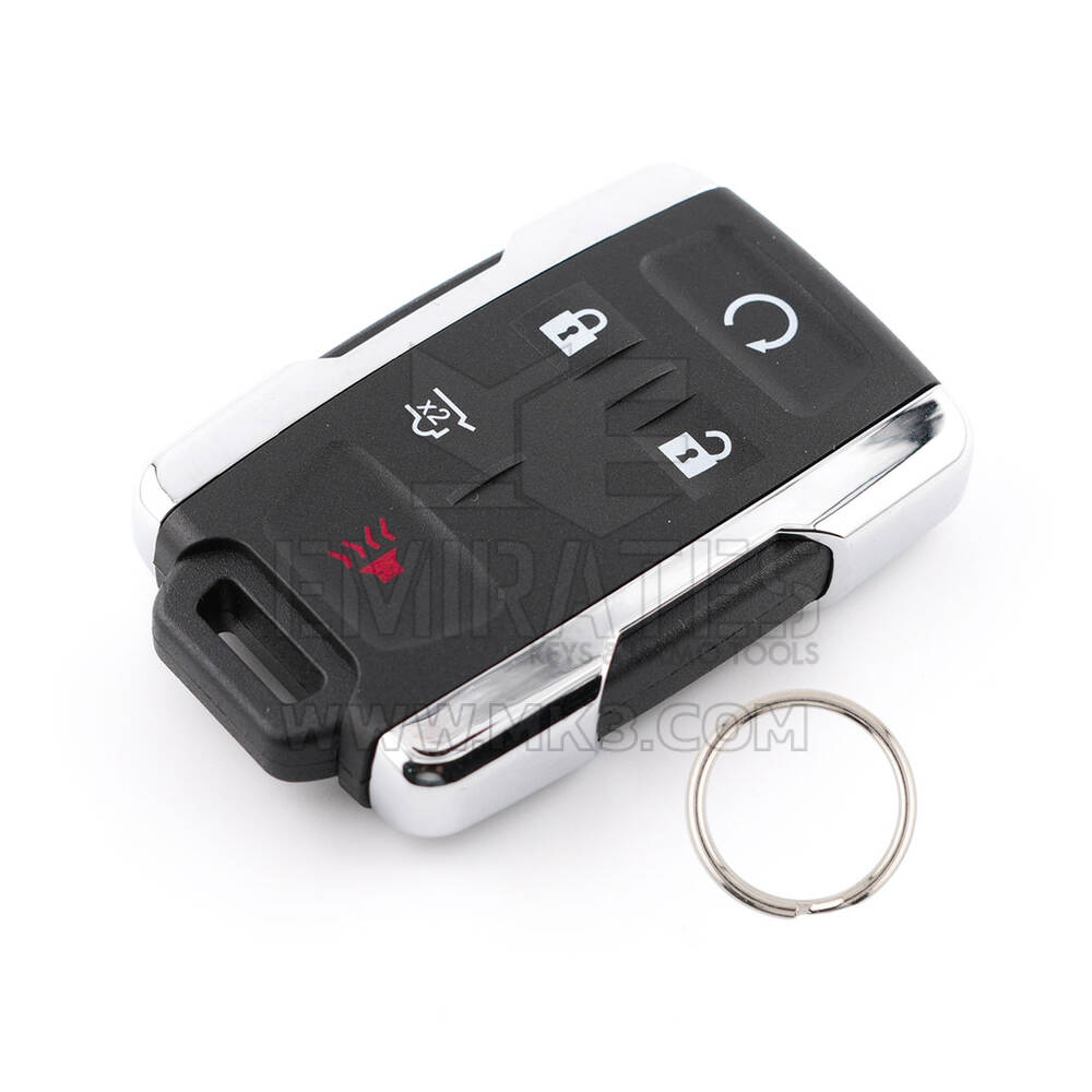 Новый дистанционный ключ GMC Chevrolet 2015-2020 гг. для вторичного рынка, 4 + 1 кнопки, 315 МГц, идентификатор FCC: M3N-32337100, серебристый цвет | Ключи Эмирейтс