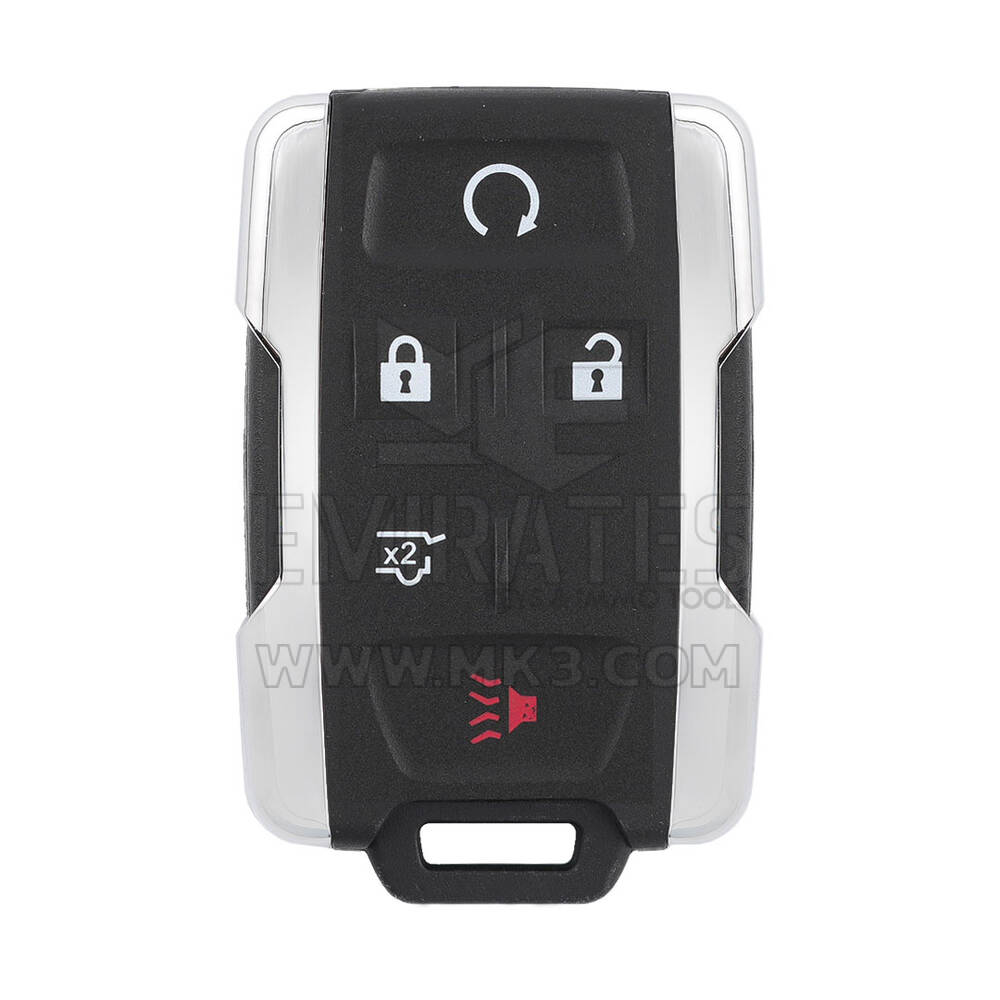 GMC Chevrolet 2015-2020 Дистанционный ключ 4+1 кнопки 315 МГц серебристый цвет