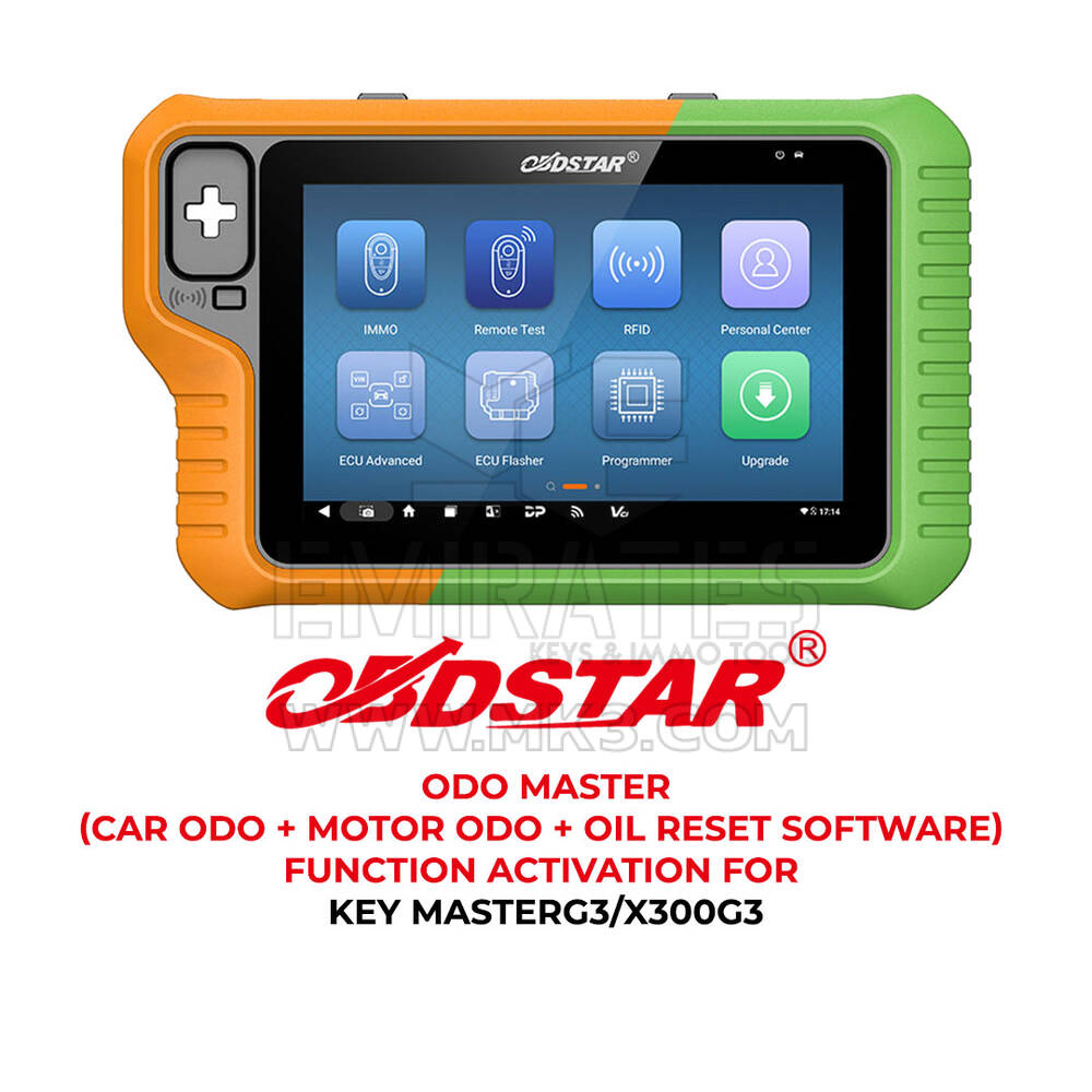Obdstar - Odo Master (Carro Odo + Motor Odo + Software de redefinição de óleo) Ativação de função para Key Master G3 / X300G3