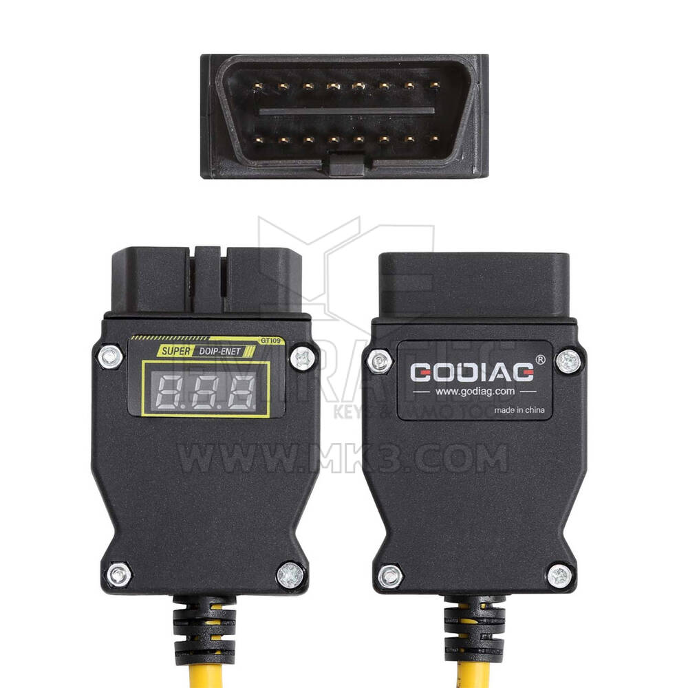 Nouveau GODIAG GT109 DOIP ENET avec affichage de tension pour le codage de programmation de diagnostic DOIP pour BMW Benz VW Audi etc. Clés des Émirats