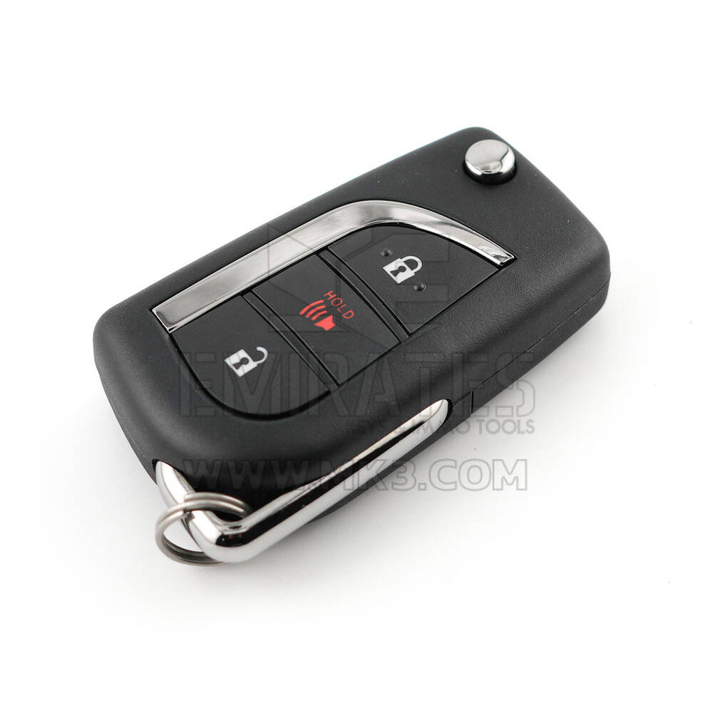 Novo Toyota Rav4 Original / OEM Flip Remote Key 2+1 Botões 315MHz Número de peça OEM: 89070-0R300, 890700R300 | Chaves Emirates