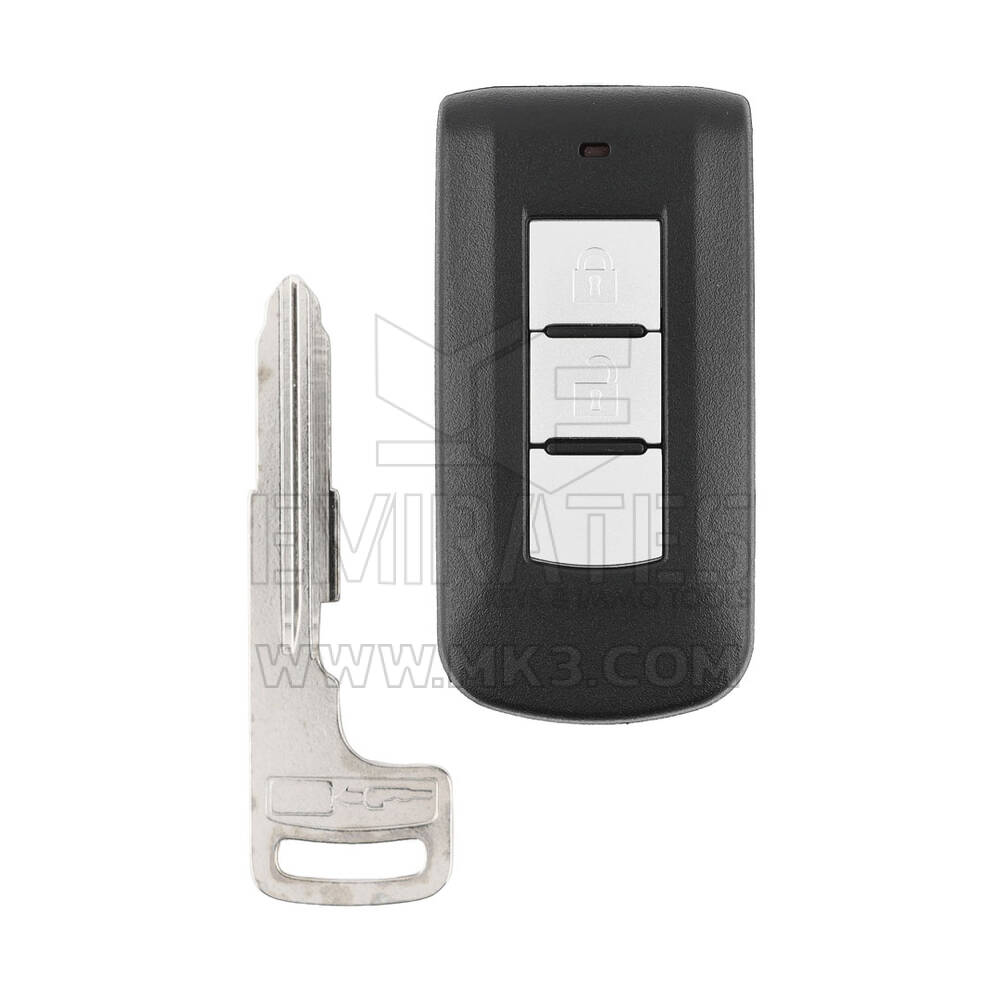 Novo pós-venda Mitsubishi Smart Remote key 2 botões 434MHz Número de peça compatível: 8637C997 - FCC ID: GHR-M013 / GHR-M014 | Chaves Emirates