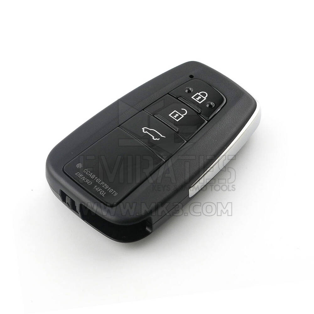 New Toyota Land Cruiser Prado 2018 Genuine / OEM Smart Remote Key 3 Buttons 315.11/314.35MHz OEM Part Number: 89904-60L40, 8990460L40 - FCC ID: HYQ14FGL | Emirates Keys