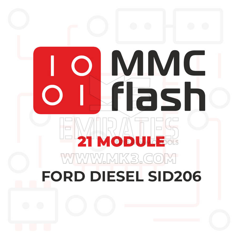 MMCFlash - 21 модуль, Ford Diesel SID206