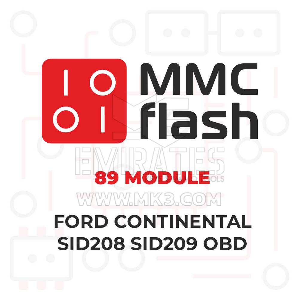 MMCFlash - 89 Modulo Ford Continental SID208 SID209 OBD