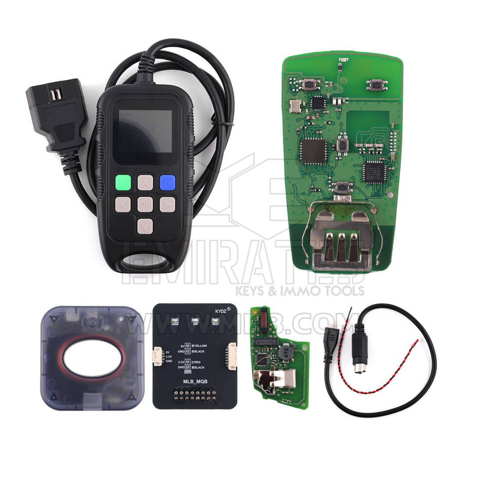 Programmatore KYDZ MQB con PCB Audi A4 / Q5 Style 4 pulsanti + PCB MQB golf7 434mhz