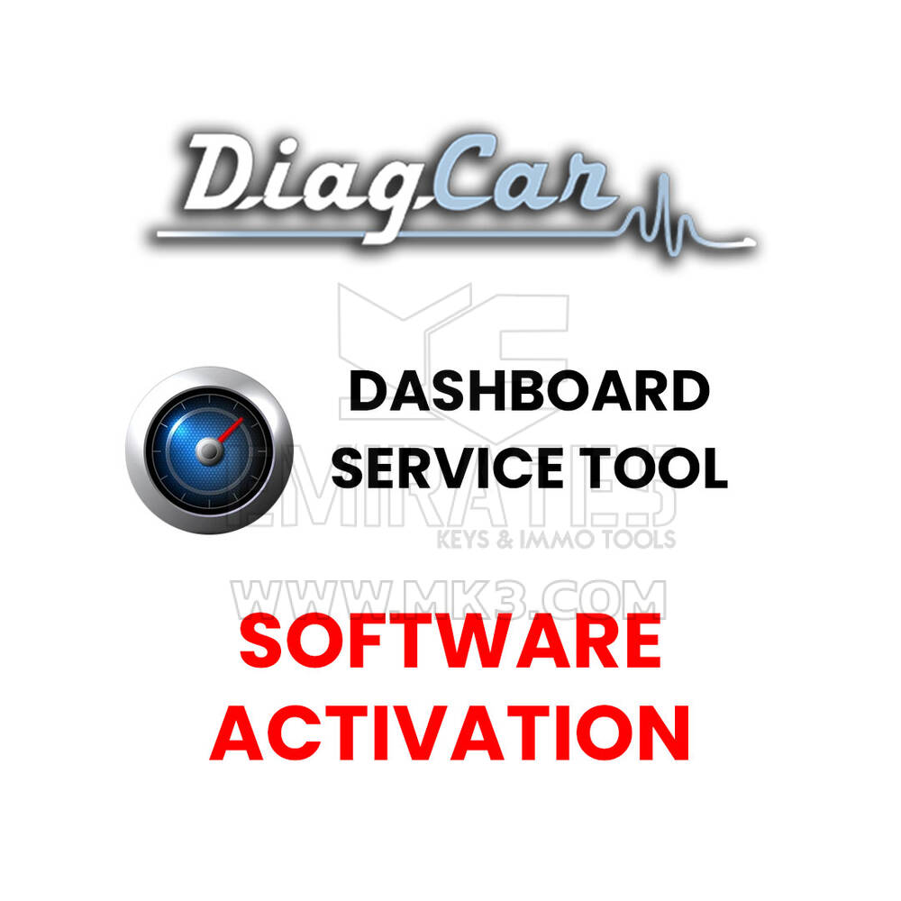 DiagCar Dashboard Service Tool Activation