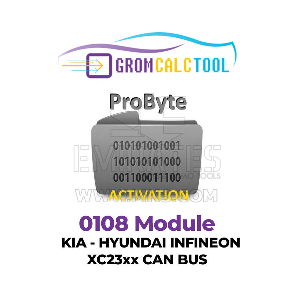 GromCalcTool 0108 Module Kia - Hyundai INFINEON XC23xx CAN BUS