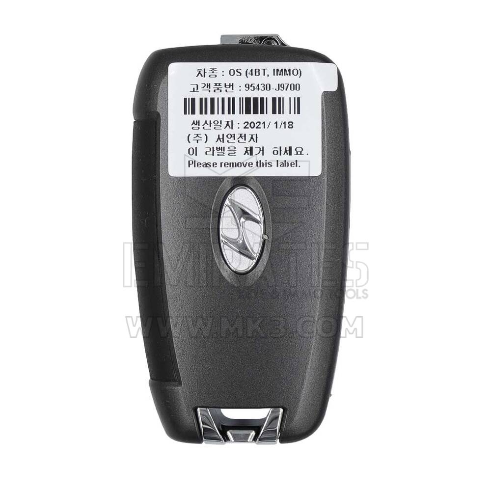 Hyundai Kona Genuine Flip Remote Key 4 Botones 95430-J9700 | mk3