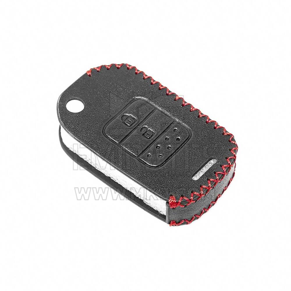 New Aftermarket Leather Case For Honda Flip Remote Key 2 Buttons High Quality Best Price | Emirates Keys