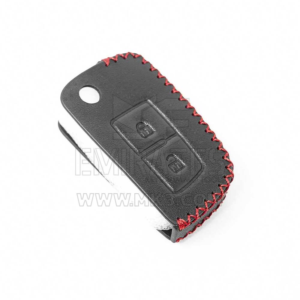 New Aftermarket Leather Case For Nissan Flip Remote Key 2 Buttons High Quality Best Price | Emirates Keys