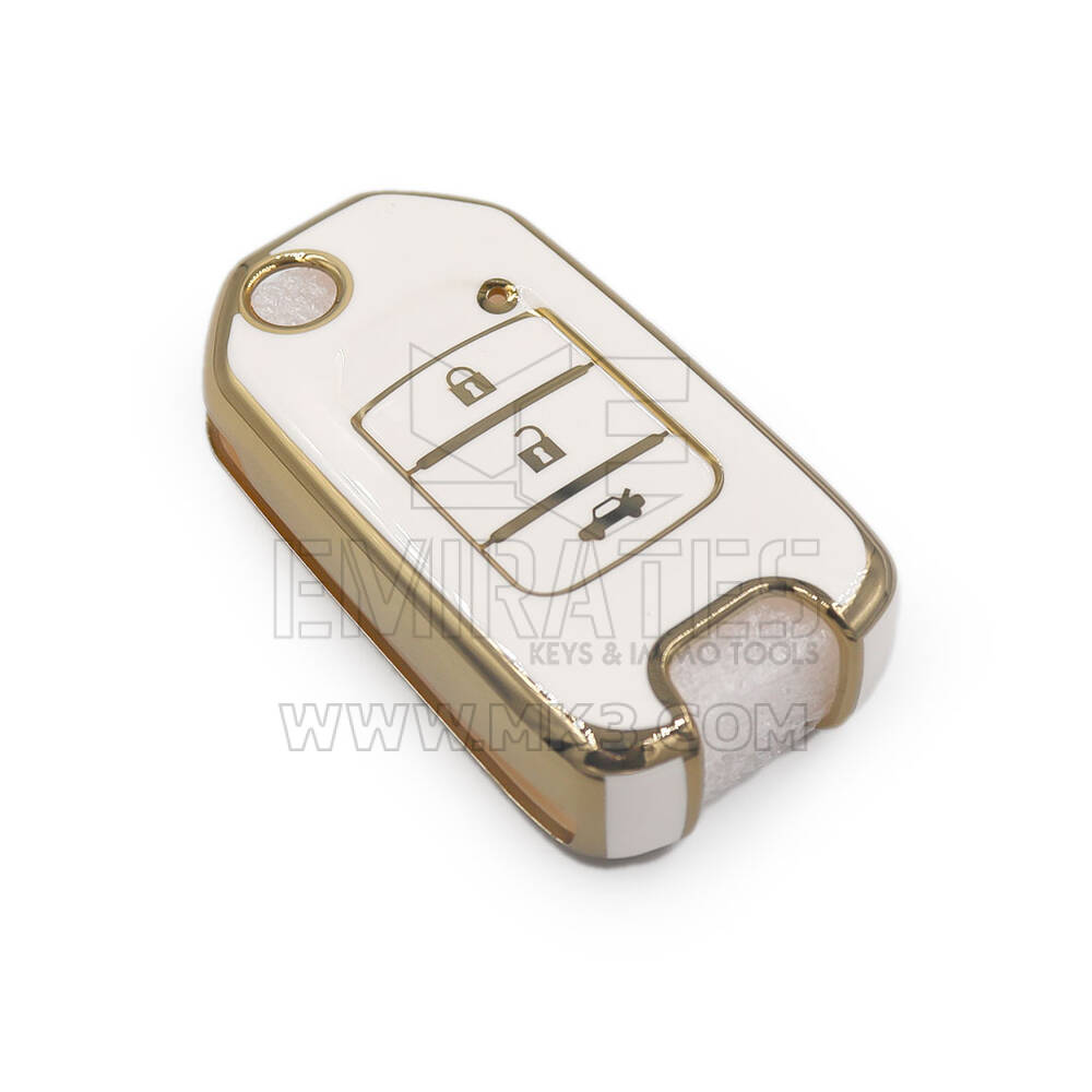 Nano Marble Cover Geely Flip Remote Key 3B Blanc GL-D12J