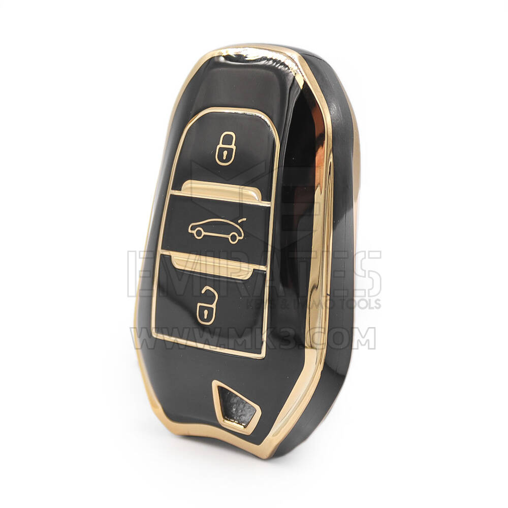 kwmobile Key Cover Compatible with Peugeot Citroen - Don't Touch My Key