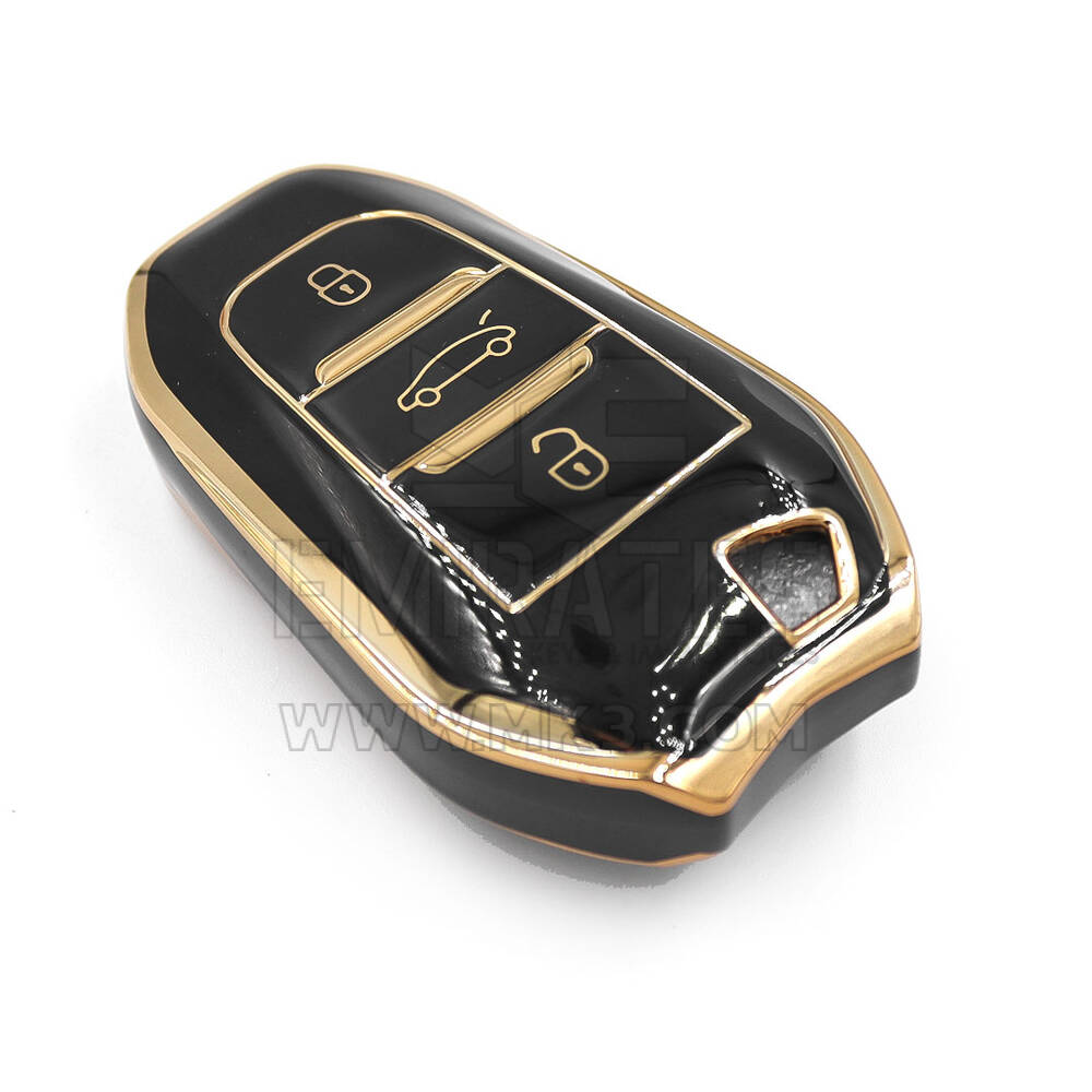 kwmobile Key Cover Compatible with Peugeot Citroen - Don't Touch My Key