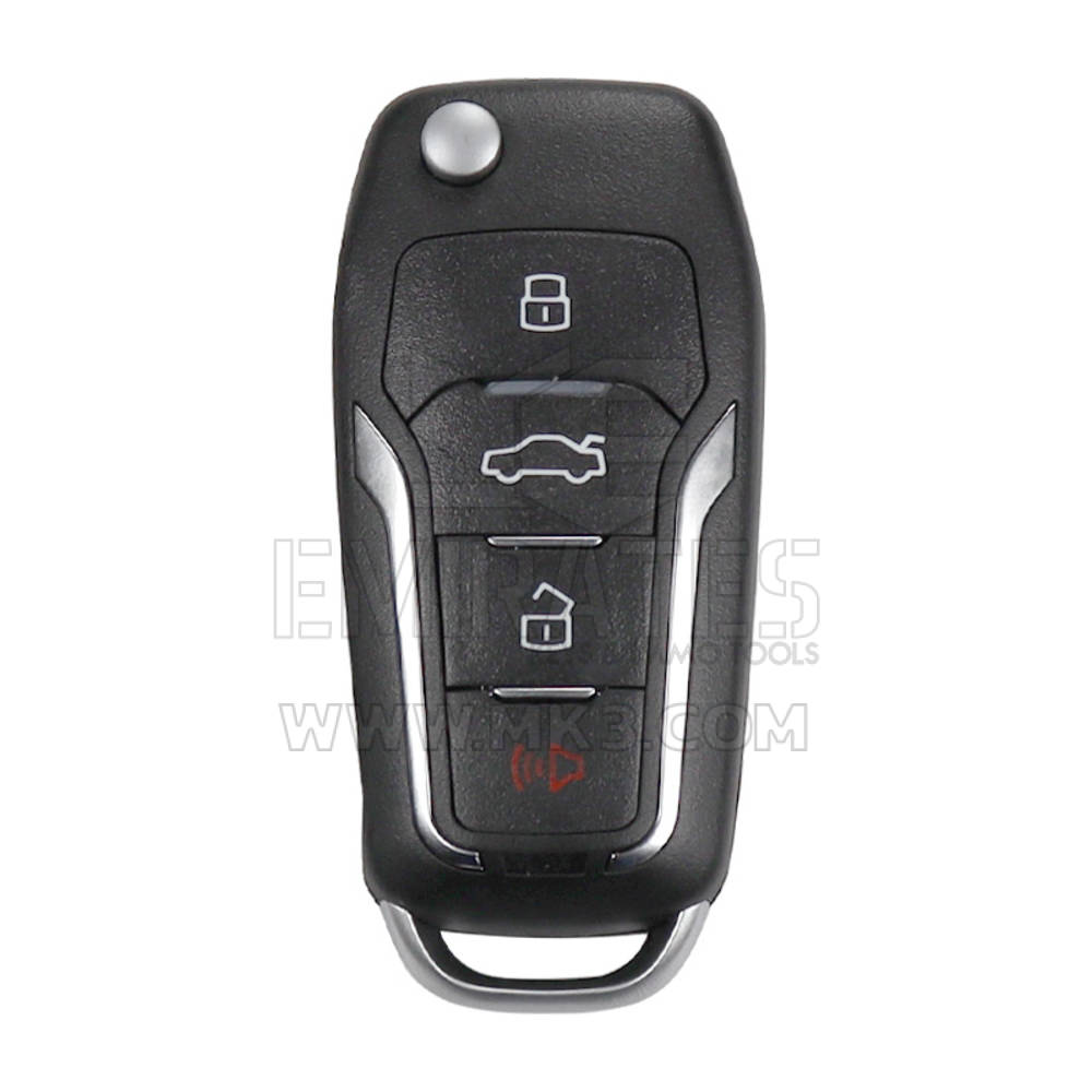 Xhorse VVDI Key Tool VVDI2 Flip Remote Key 3+1 Buttons Ford Style XEFO01EN