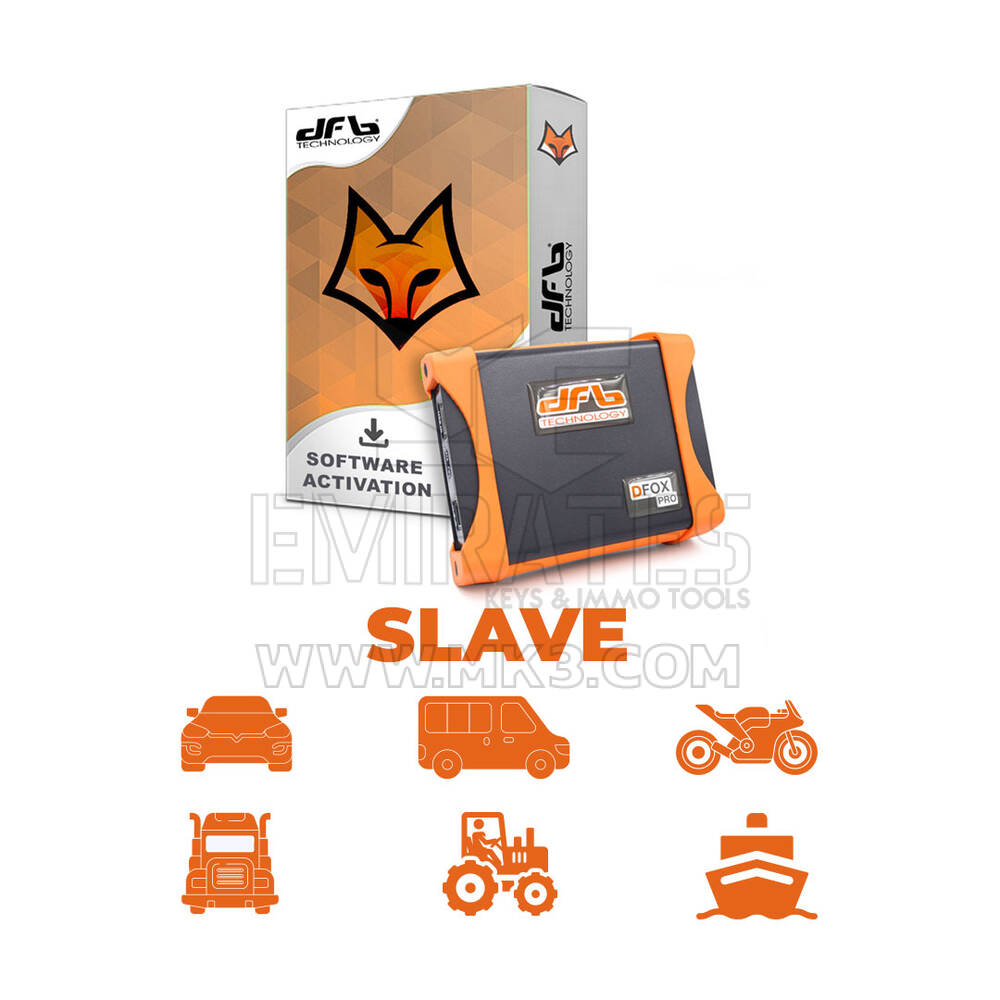 Dfox Slave Full OBD Start + Heavy + Pro + Pro Advanced + Pacote de Programação TCU ECU