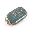 Nova capa nano de reposição de alta qualidade para chave remota honda 4 botões cor cinza HD-G11J4 | Chaves dos Emirados -| thumbnail