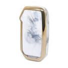 Nano Marble Cover For Kia Remote Key 3B White KIA-C12J3 | MK3 -| thumbnail