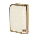 Nano Gold Leather Cover For Lynk & Co Key 3B  White LC-B13J | MK3 -| thumbnail