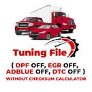 Car And Heavy Duty Tuning File ( DPF OFF, EGR OFF, ADBLUE OFF, DTC OFF )