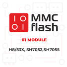 Módulo MMCFlash 01, h8/53x, SH7052, SH7055