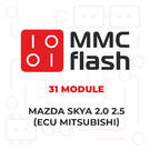 MMCFlash - 31 وحدة، Mazda SkyA 2.0 2.5 (ECU Mitsubishi)