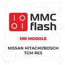 MMCFlash - 100 Modulo, Nissan Hitachi / Bosch TCM RE5