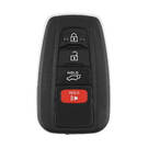 Toyota Smart Remote Key Shell 3+1 Buttons For Xhorse XSTO01EN & Lonsdor LT20-04 PCB