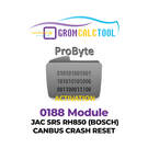 GromCalcTool 0188 Modulo JAC SRS RH850 (BOSCH) CANBUS CRASH RESET