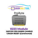 Módulo GromCalcTool 0223 Jaecoo SRS RH850 Canbus Crash Reset (Continental)