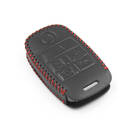 New Aftermarket Leather Case For Kia Smart Remote Key 5+1 Buttons High Quality Best Price | Emirates Keys -| thumbnail