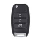 KIA Rio 2020 Original Flip Remote Key 3 Buttons 433MHz 4D60 Transponder 95430-H8600 Need to replace cover