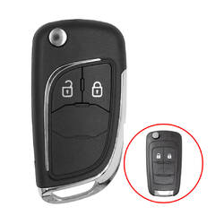 Guscio chiave flip modificato Chevrolet 2 pulsanti