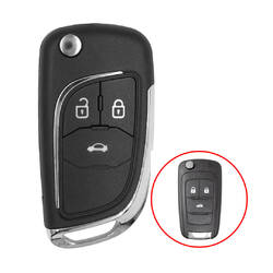 Guscio chiave flip modificato Chevrolet 3 pulsanti