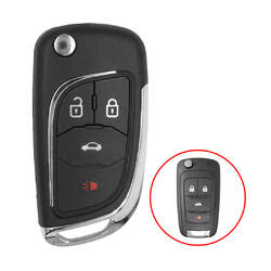 Guscio chiave flip modificato Chevrolet 3+1 pulsanti