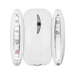Genesis GV60 2022 Genuine Smart Remote Key 6 Buttons 433MHz White Color 95440-CU010