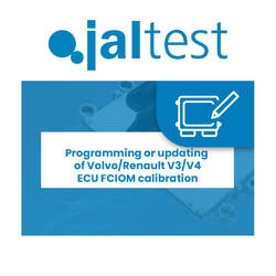 Jaltest JCS - 70810015 Programmation ou mise à jour de l'étalonnage FCIOM du calculateur Volvo / Renault V3/V4