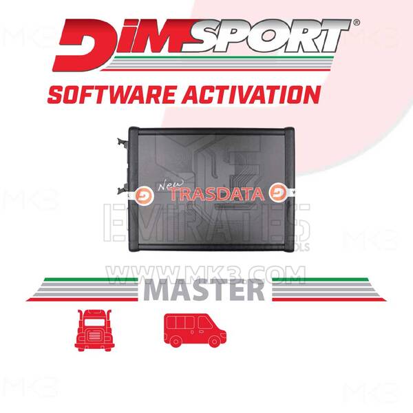 Dimsport - YENİ TRASDATA MASTER - KAMYON, OTOBÜS VE HAFİF TİCARİ ARAÇ (AV34NT001T) Aktivasyonu