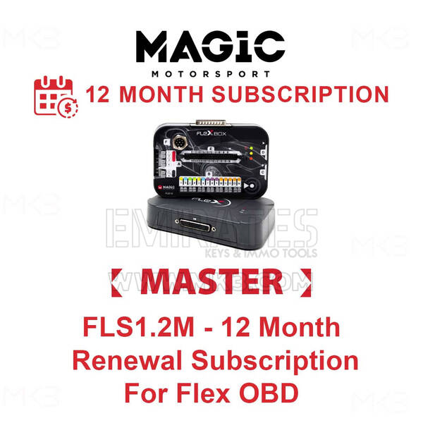 MAGIC FLS1.2M - 12 Month Renewal Subscription For Flex OBD Master