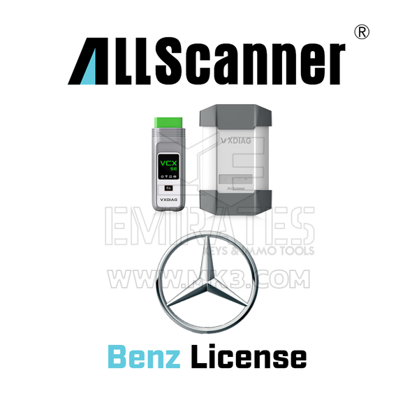 Tutte le licenze per scanner Benz per lo strumento diagnostico VCX-DoIP / VCX SE