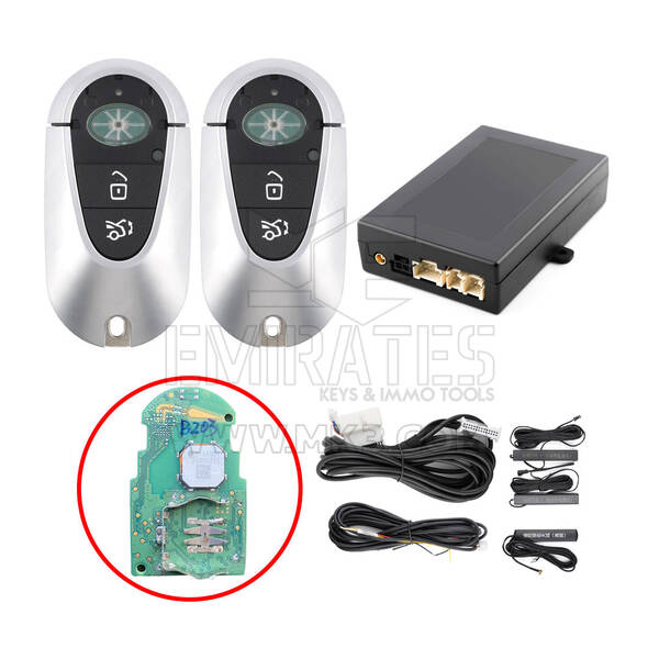 Keyless Entry Kit For Mercedes cars works with Factory OEM Push Start Button (Add Key) ESW309C01-N-PP-BE3