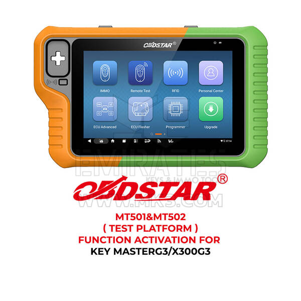 Obdstar - Attivazione funzione MT501 e MT502 (piattaforma di test) per Key Master G3 / X300G3