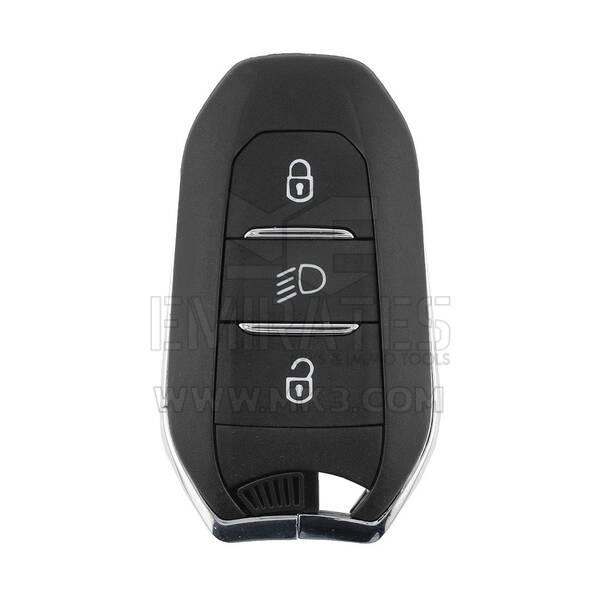 Peugeot Citroen DS Smart Remote Key Shell 3 botões luz VA2 lâmina para placa Xhorse