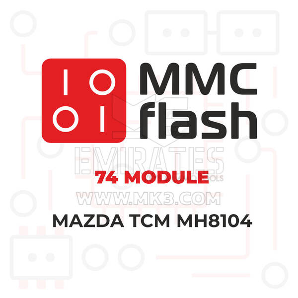 MMCFlash - 74 Modulo, Mazda TCM MH8104