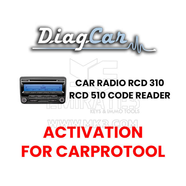 DiagCar CAR RADIO RCD 310 RCD 510 Code Reader