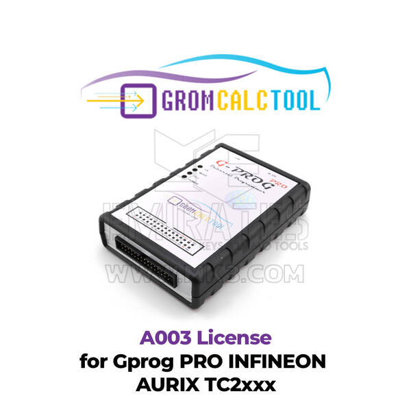 Licence GromCalcTool A003 pour Gprog PRO INFINEON AURIX TC2xxx